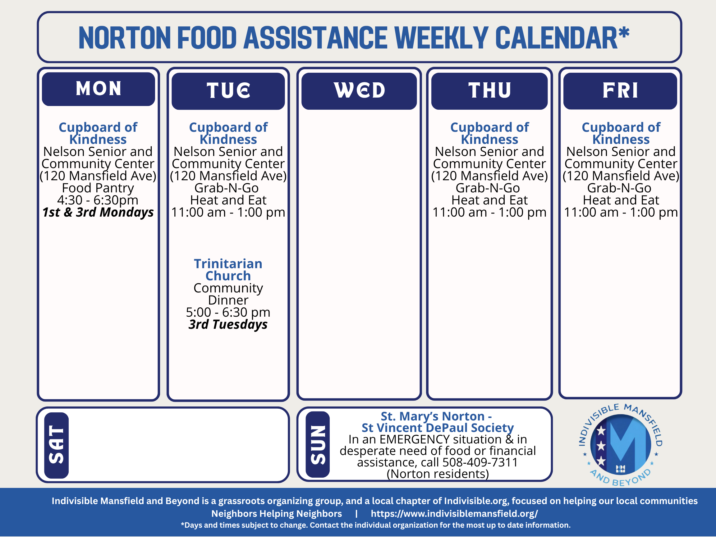 Norton Calendar